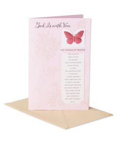 Religious Power of Prayer Sympathy Card 