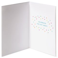 Celebrate the Day Away Birthday Greeting Card - Designed by Bella Pilar