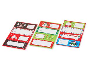 Christmas Wrapping Paper and Gift Tag Variety Set, 69-Count