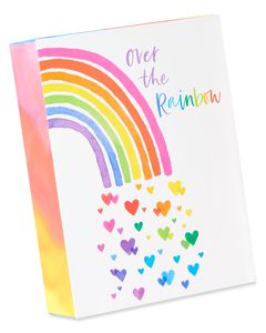 Rainbows and Hearts Boxed Blank Note Cards with Envelopes, 20-Count