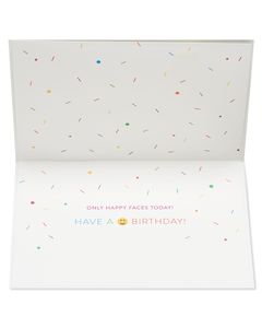 Emoji Cake Pops Birthday Greeting Card 