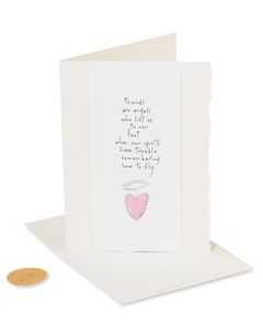 Friends Are Angels Religious Friendship Greeting Card