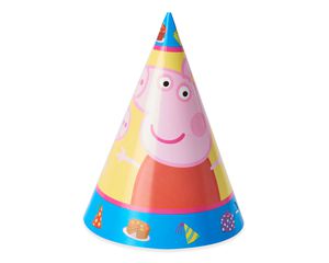 Peppa Pig Party Hats, 8 Count, Party Supplies