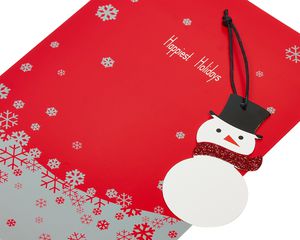 Snowman Ornament Christmas Boxed Cards and White Envelopes, 8-Count