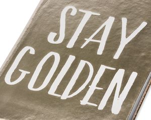 Eccolo Stay Golden Style Journal 