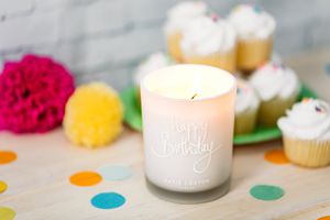 Katie Loxton Happy Birthday Candle Lifestyle Image