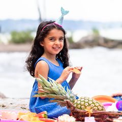 Mud Pie Mermaid Tail Party Hat Lifestyle Image