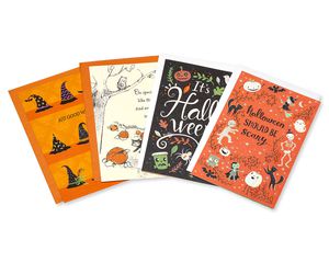 Halloween Greeting Card Bundle, 4-Pack