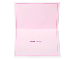 Happy Love Day Valentine's Day Greeting Card 