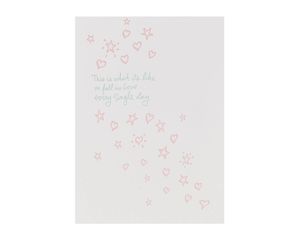 Fall In Love Baby Card