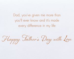Every Difference Father's Day Greeting Card