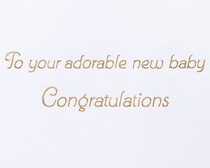 Baby Bottles New Baby Greeting Card