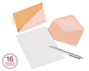 Geometric Boxed Thank You Cards and Envelopes, 14-Count