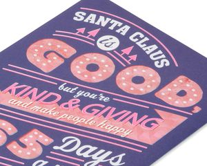 Kind and Giving Christmas Card