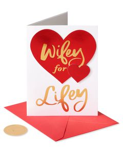 Hubby So Happy Valentine's Day Greeting Card for Wife