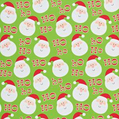 Christmas Wrapping Paper, Santa, 'Merry Christmas' Lettering, and Winter Characters, 3-Roll Pack
