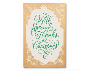 Special Thanks Christmas Card 