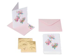 Floral Terranium Boxed Cards and Envelopes, 8-Count