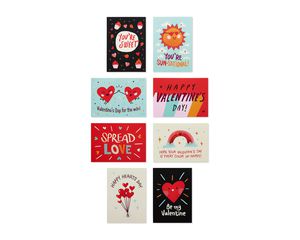 Spread Love Valentines Lunch Box Mini Notes, 40-Count