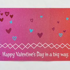 Dinosaur Valentine's Day Card
