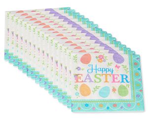 Lovely Easter Beverage Napkins, 16-Count