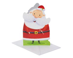 Santa Christmas Card, 6-Count