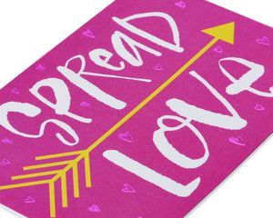 Spread Love Valentine's Day Card, 6-Count 
