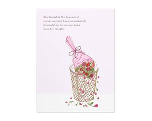 carnations valentine's day card