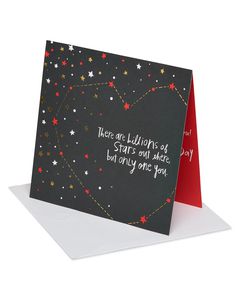 Stars Pop-Up Valentine's Day Card