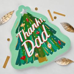 Thanks Christmas Card for Dad