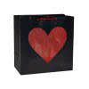 Extra-Large Red Glitter Heart Gift Bag