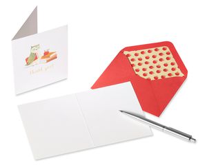 Owl Boxed Blank Note Cards with Envelopes, 20-Count