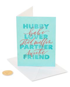 So Lucky Anniversary Greeting Card for Husband 