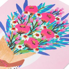 Floral Bouquet Birthday Greeting Card