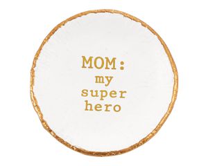 Mud Pie Super Hero Mom Dish
