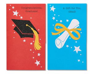 Graduation Cap and Diploma Graduation Cards, 6-Count