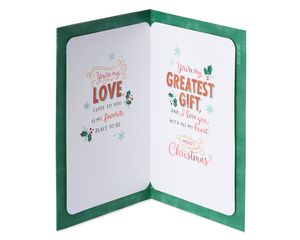 My Friend Christmas Greeting Card for Husband