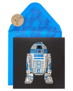 Star Wars Gem R2D2 Birthday Greeting Card
