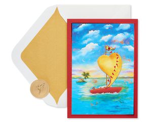 Sailboat Anniversary Greeting Card 