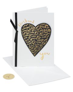Heart Valentine’s Day Greeting Card for Husband 