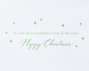 Watercolor Christmas Tree Christmas Greeting Card