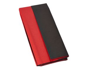Red and Black Tissue Paper, 8 Sheets