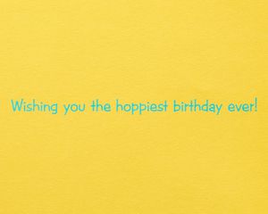 Hoppiest Birthday Ever 3rd Birthday Greeting Card