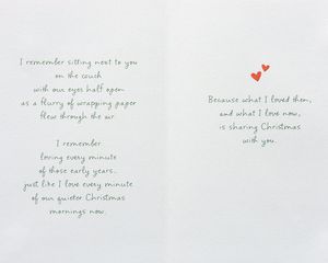 Fireplace Christmas Card for Husband 