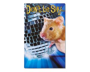 funny hamster birthday card