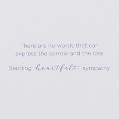 Peace and Solace Sympathy Greeting Card
