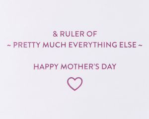 Queen of Our Castle Mother's Day Greeting Card