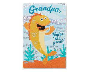 funny fish father's day card
