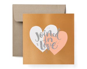 Joined In Love Congratulations Card