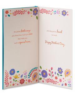 Colorful Bird Mother's Day Card 